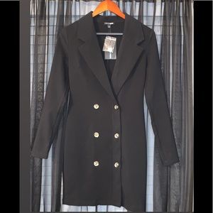 Small - Black - Fashion Nova blazer dress. NWT.